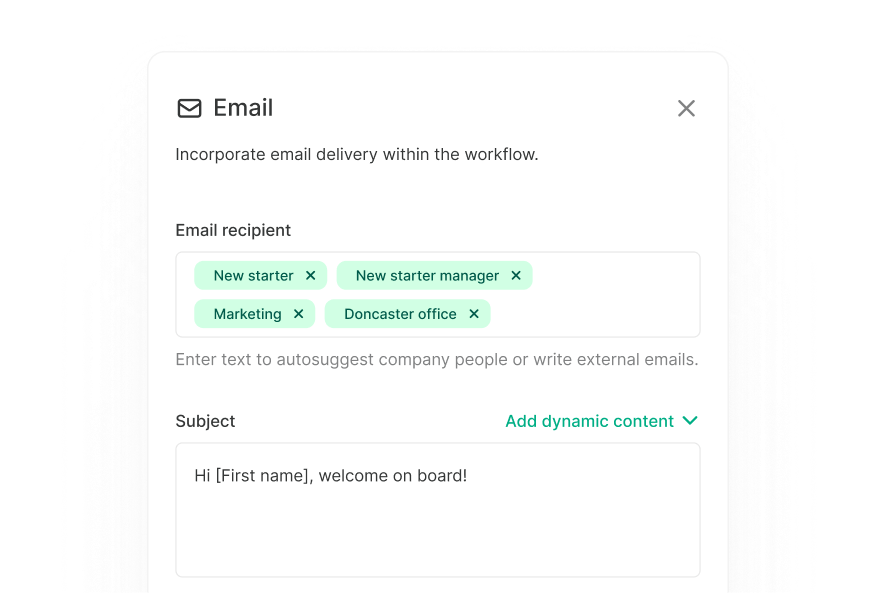 Different rules for different roles, locations or teams screenshot