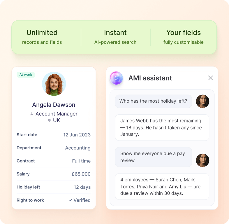 The Modern, AI-Powered People Database screenshot