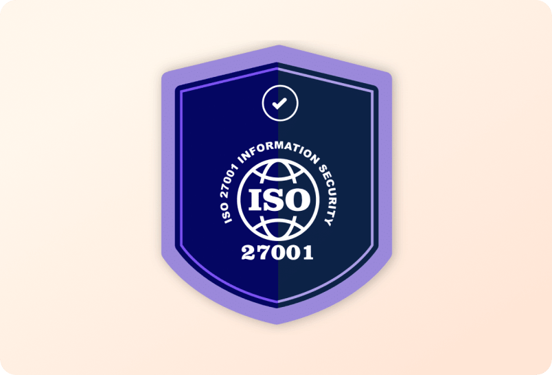 ISO27001 Certified screenshot