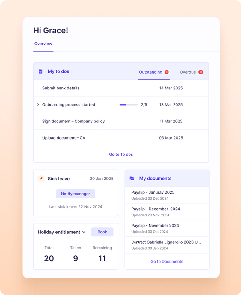 The HR system that adapts to meet your complex needs screenshot