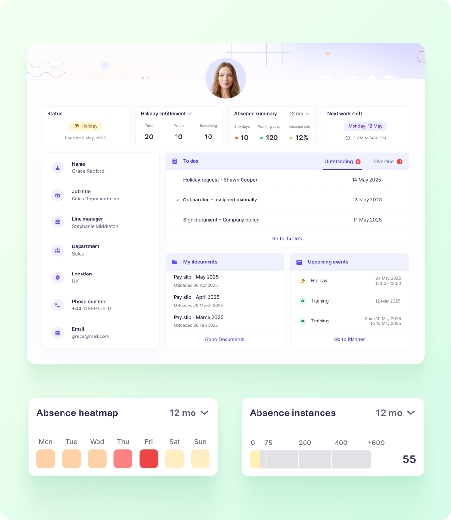 No hard sell. Just see if Sense Workplace fits your organisation. screenshot