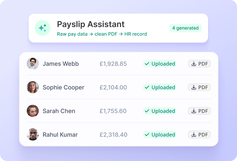 Payslip Generator screenshot