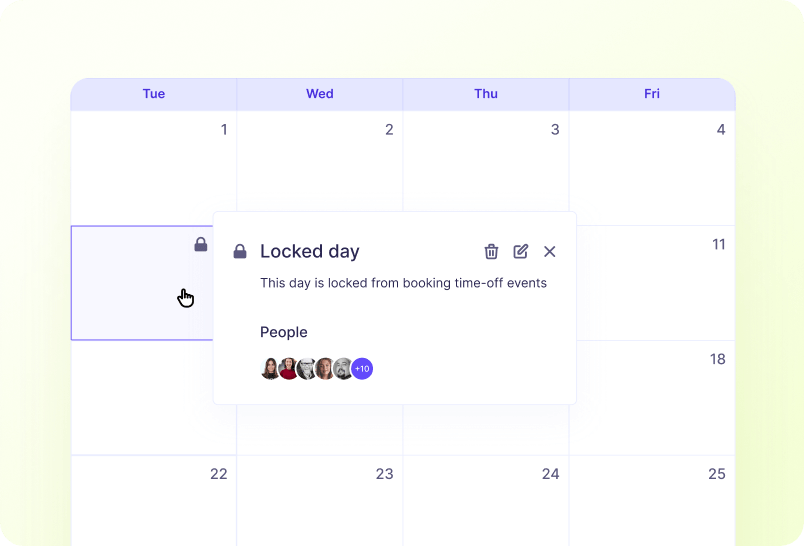 Lock Days screenshot
