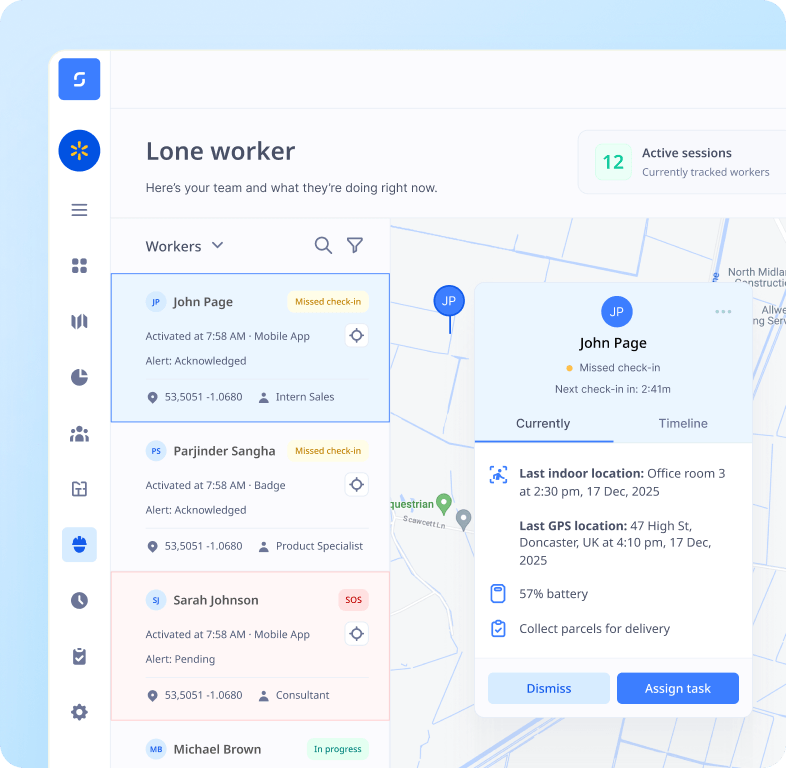 Locate Your Lone Workers screenshot