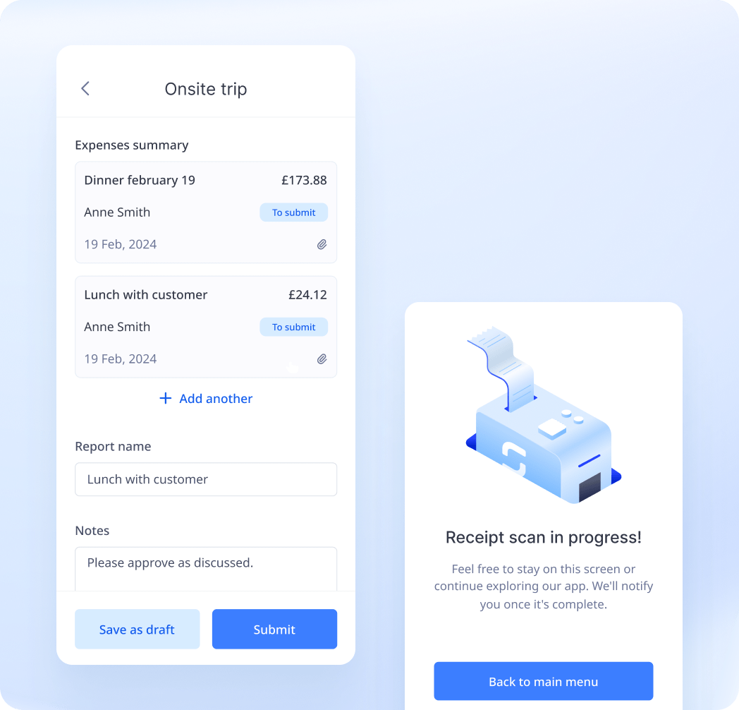 Key benefits of Sense Workplace mobile app screenshot