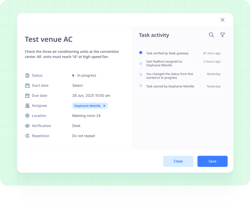 Assign, Automate and Track Tasks in Real-Time screenshot