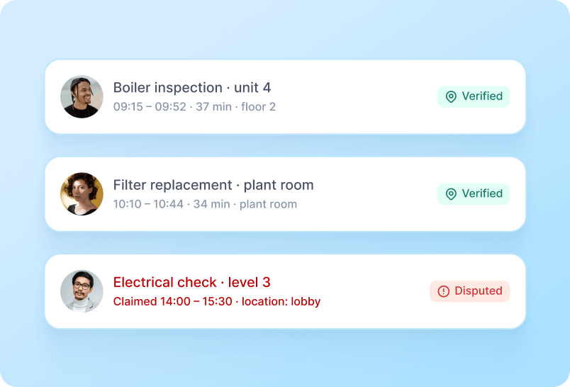 Verify Visits screenshot