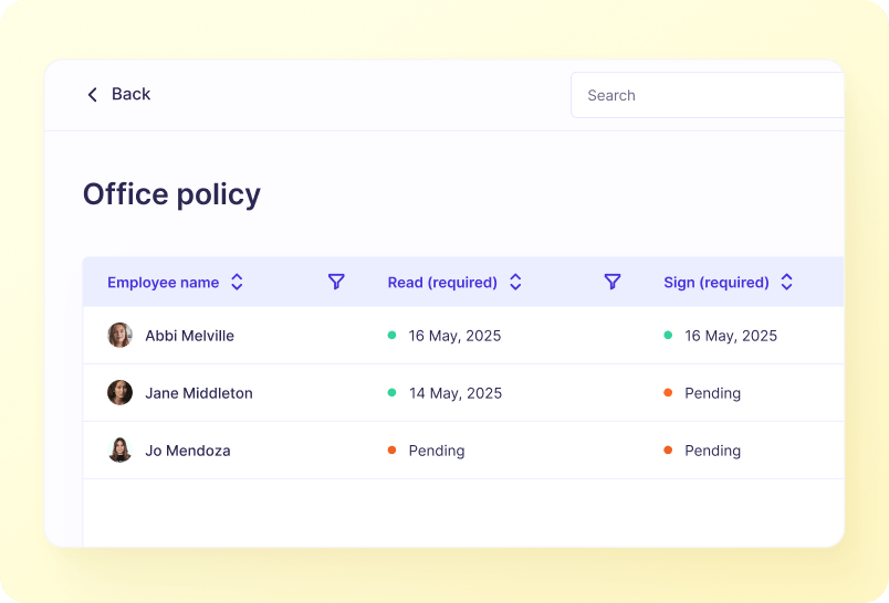 Complete Performance Reviews screenshot