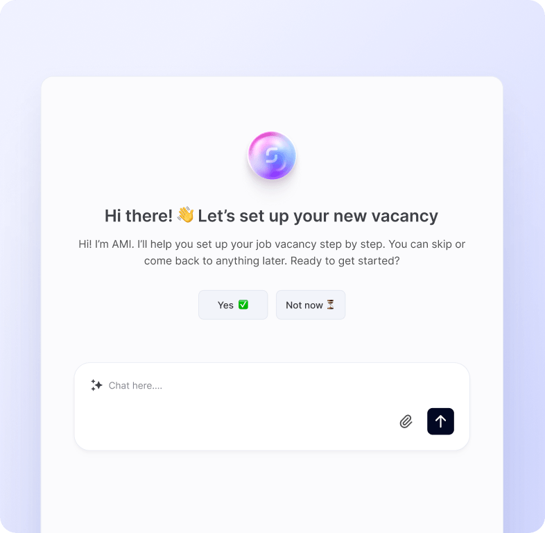 AI-Assisted Vacancy Creation screenshot