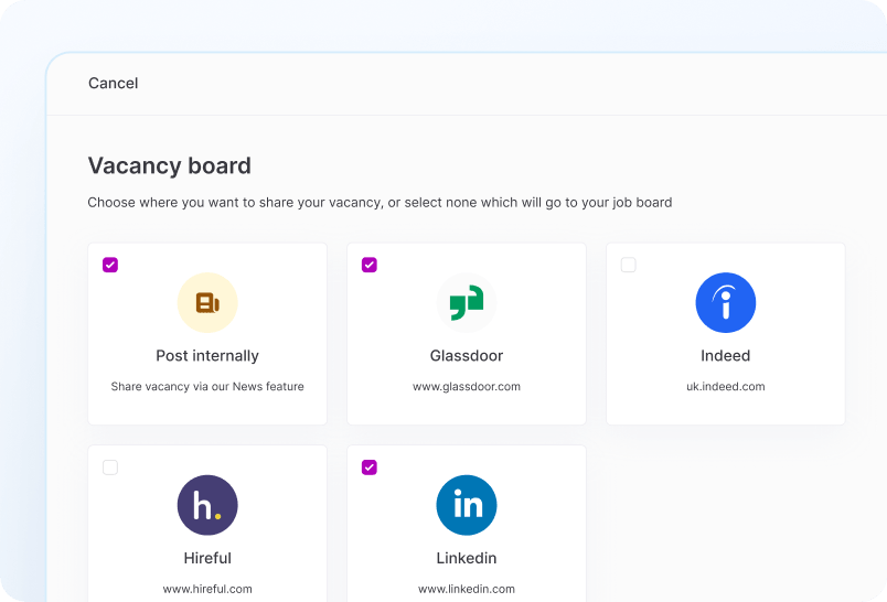 Integrate with Job Boards screenshot